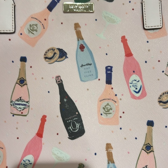 Kate Spade pink champagne tote - Picture 3 of 5